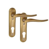 Ручки на планці Гамма к/п 72 W OGR бронза